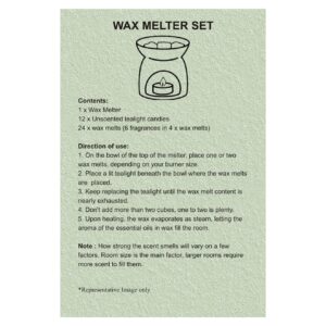 wax melter info leaflet