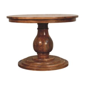 Solid Mango Wood Belmont Round Dining Table