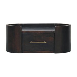 Solid Mango Wood Valencia Wall-Mounted Bedside