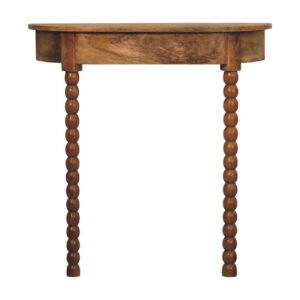 Solid Mango Wood Spindle Radiator Console Table