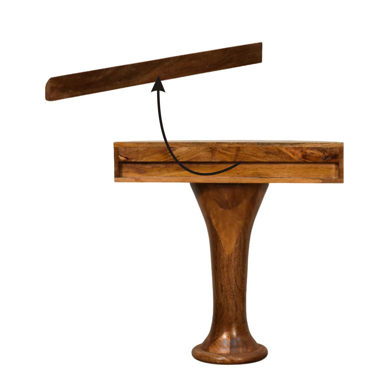 Amber Pedestal Console Table - Image 10