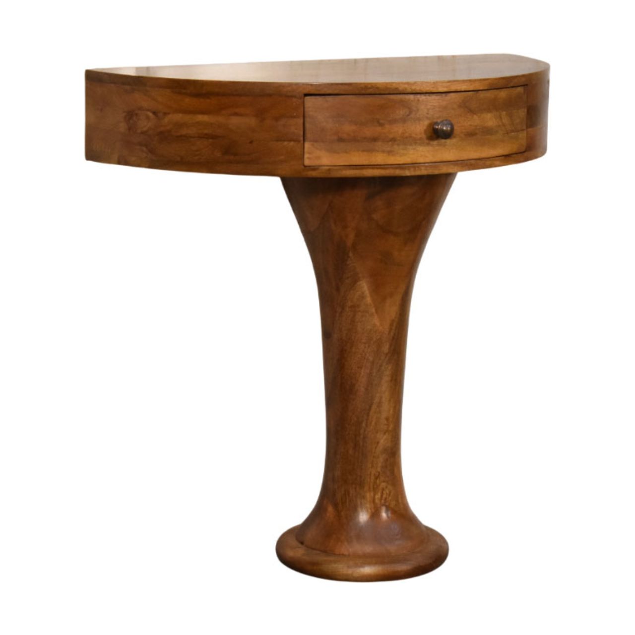 Amber Pedestal Console Table - Image 3