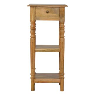Solid Mango Wood Turned Leg Telephone Table